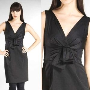 Nanette Lepore Still Free Shift Dress Black Bow 0